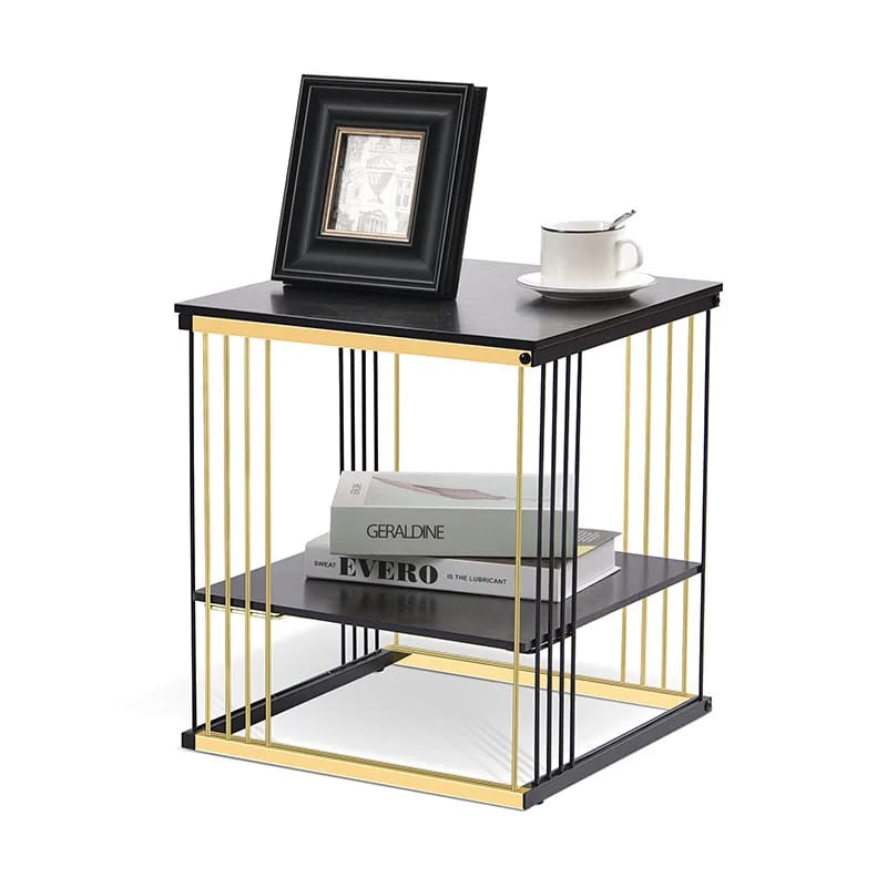 2-Tier Modern Bedside Sofa Side Table