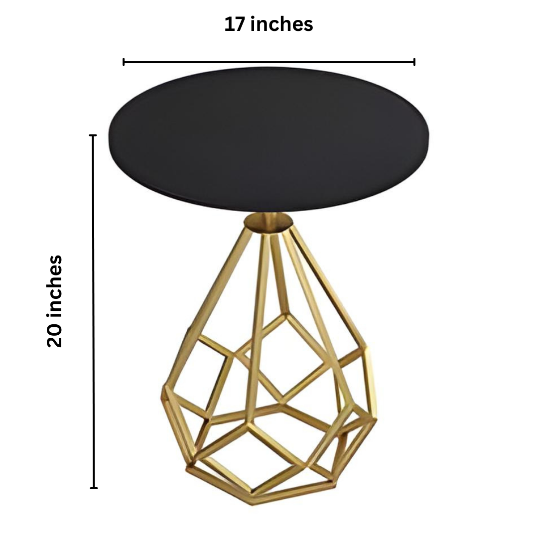 Black & Gold Coffee Table For Living Room & Office
