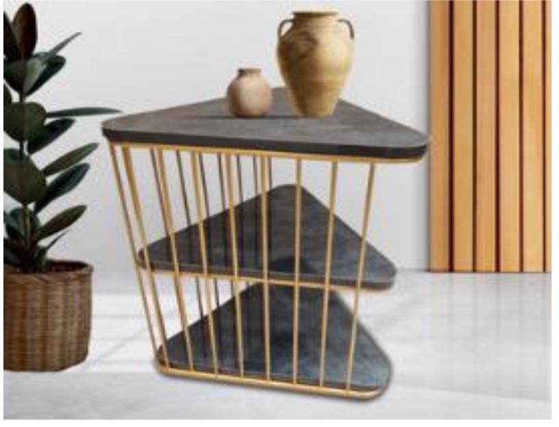 Stack Table, Mid-Century Modern Side / Coffee Table-0258