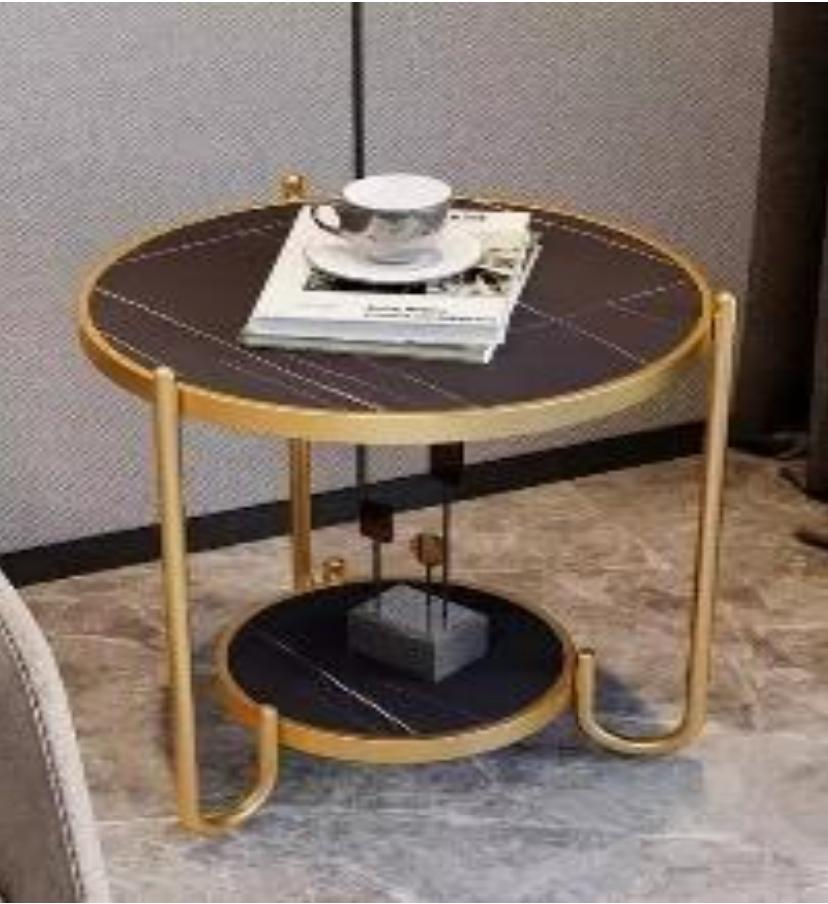 Italian Style 2-Tier Corner Side End Table -0288