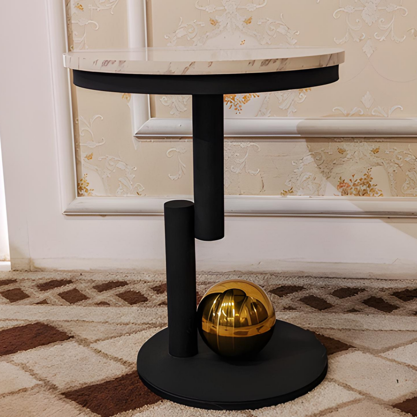 Slate Light Luxury Sofa Side Table