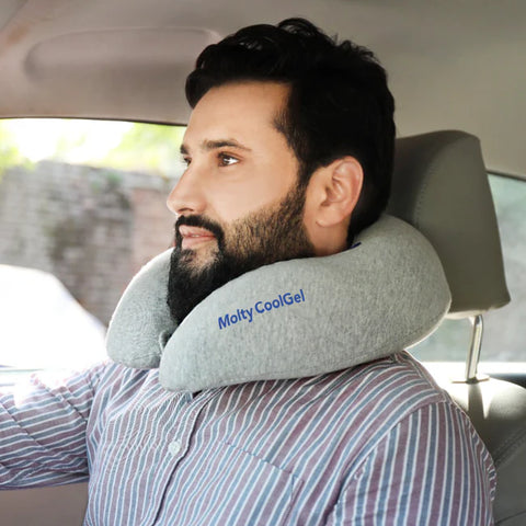 Memory Cool Gel Travel Pillow