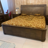 King Size Wooden Bed with Dressing | BED 715