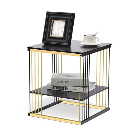 2-Tier Modern Bedside Sofa Side Table
