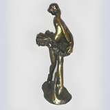 life-size figures sculpture bronze dancing girl sculpture