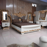 Luxury King Size Wooden Bridal Set | Bed703-3