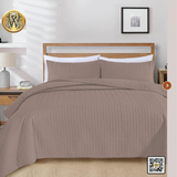 Bed Sheet  3-Piece Punched Bedspread Set