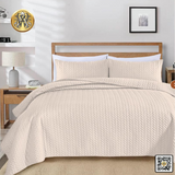 Bed Sheet  3-Piece Punched Bedspread Set