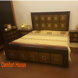 Luxury Solid Wood Bed Set | BED 680-1