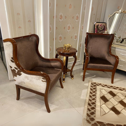 Living Room Set – 2 Luxury Chairs with Coffee Table | Comfort House
