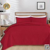 Bed Sheet  3-Piece Punched Bedspread Set