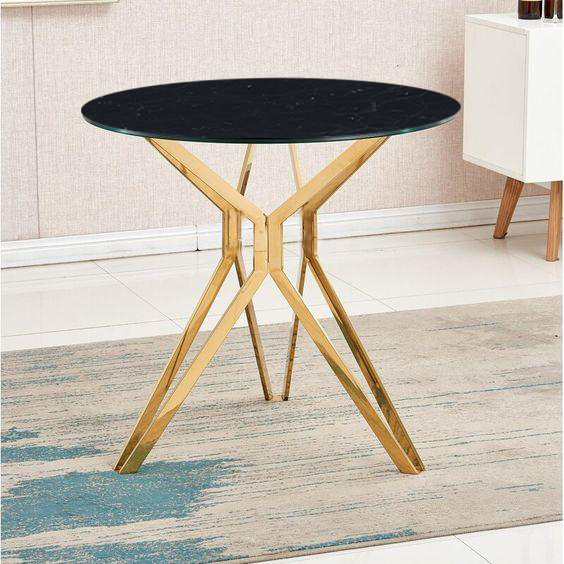 Atticus Sofa Side Table, MDF Top
