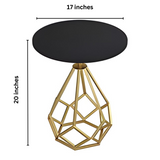 Black & Gold Coffee Table For Living Room & Office
