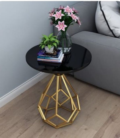 Black & Gold Coffee Table For Living Room & Office
