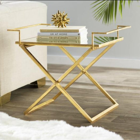 Coffee Table /Side Table With Glass Top
