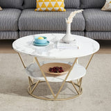 Modern Design Round Living Room Metal Table