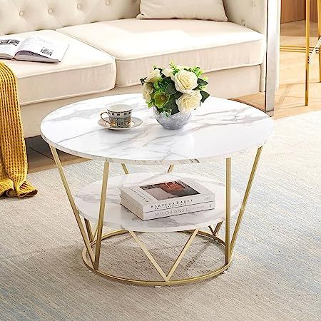 Modern Design Round Living Room Metal Table