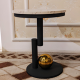 Slate Light Luxury Sofa Side Table
