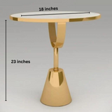 Stainless Steel Modern Side Table
