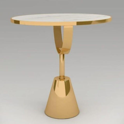 Stainless Steel Modern Side Table
